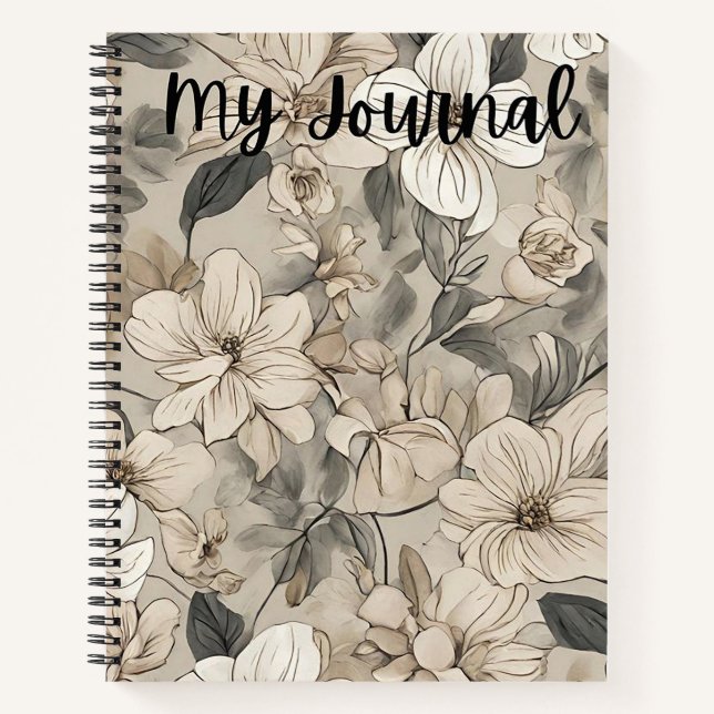 My Journal Floral (Front)