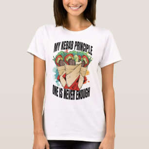 My Kebab Principle Women White T-Shirt