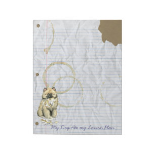 My Keeshond Ate My Lesson Plan Notepad