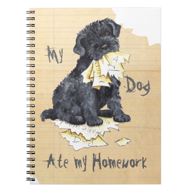 My Kerry Ate My Homework Notebook (Front)