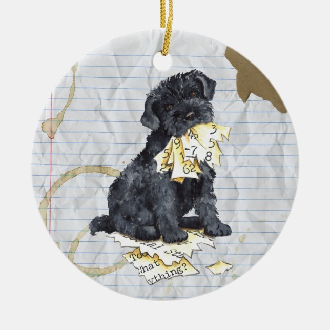 My Kerry Ate My Lesson Plan Ceramic Tree Decoration (Front)