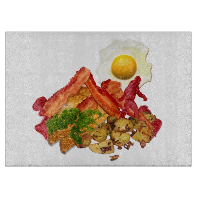My Ketchup Gone Squatchin for Bacon Breakfast Cutting Board (Front)