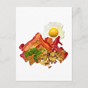 My Ketchup Gone Squatchin for Bacon Breakfast Postcard