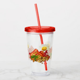My Ketchup Gone Squatchin for Bacon Decor Acrylic Tumbler
