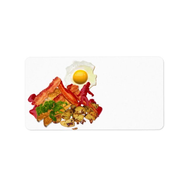 My Ketchup Gone Squatchin for Bacon Decor Label (Front)