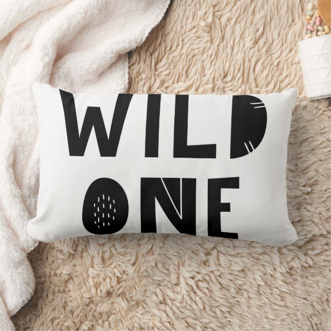My Kid "Wild One" One Piece Unique Scandi Owl Lumbar Cushion (Blanket)