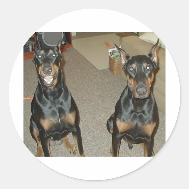 My kids classic round sticker (Front)