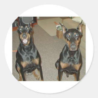 My kids classic round sticker