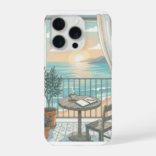 My Kind Of Morning Cosy Coffee Sunrise Balcony A iPhone 15 Pro Case