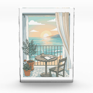 My Kind Of Morning Cosy Coffee Sunrise Balcony Photo Block