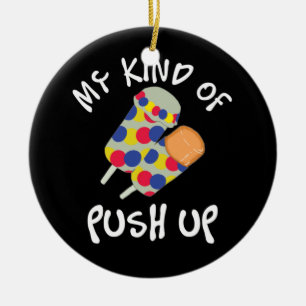 My Kind Of Push Up Push Pop Ice Cream Ceramic Tree Decoration
