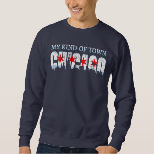 My Kind Of Town Chicago Flag Skyline Sweatshirt
