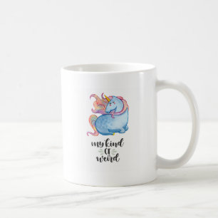 My Kind of Weird Blue Unicorn Coffee Mug