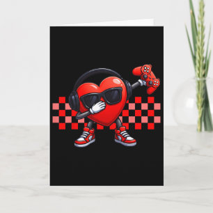 My Kind Valentine Dabbing Heart Gamer Gaming Men B Card