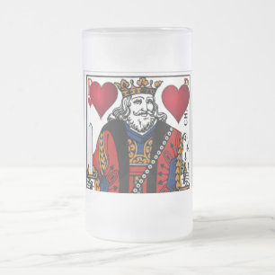 My King of Hearts Frosted Glazed Mug