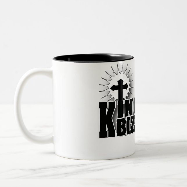 My Kingdom Bizzness  Collection Two-Tone Coffee Mug (Left)