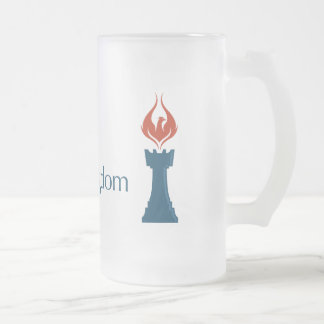 My Kingdom for a Beer! Frosted Glass Beer Mug