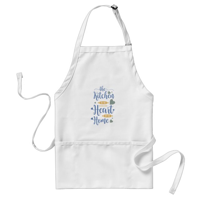 My kitchen is my happy place standard apron (Front)