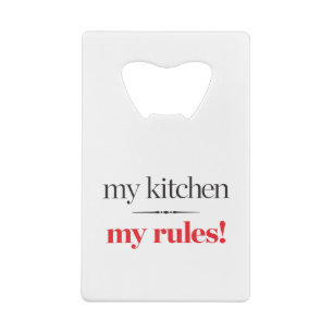 My Kitchen, My Rules