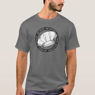 My Kitchen My Rules Quote Chef Hat Restaurant T-Shirt