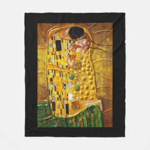 My Klimt Serie:The Kiss Fleece Blanket