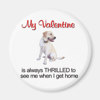My Labrador Valentine Magnet