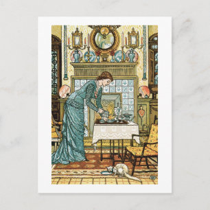 My Lady's Chamber, frontispiece to 'The House Beau Postcard