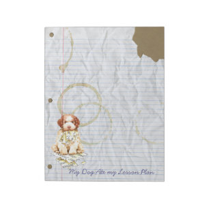 My Lagotto Ate My Lesson Plan Notepad