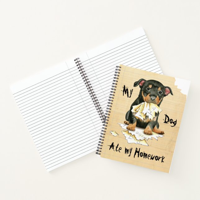 My Lancashire Heeler Ate My Homework Notebook (Inside)