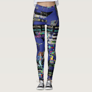 My Laptop Is Infected With Viruses Leggings
