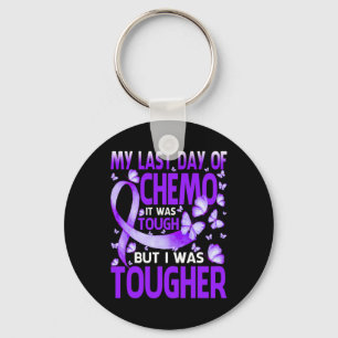 My Last Day Of Day Chemo Fibromyalgia Awareness Bu Key Ring