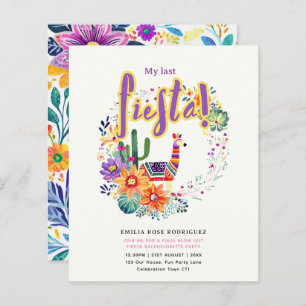 My Last Fiesta Bachelorette Party Cacti Theme