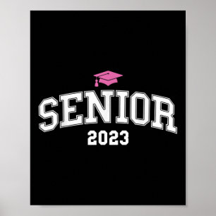 My Last First Day Senior 2023 Back To School Gradu Poster