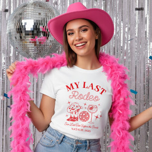 My Last Rodeo Personalised Bachelorette Party T-Shirt