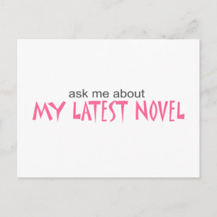 My Latest Novel Postcard