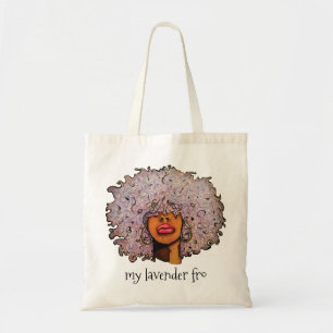 My Lavender Fro Budget Tote Bag