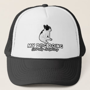 My Lazy English Bulldog Doing Literally Anything  Trucker Hat