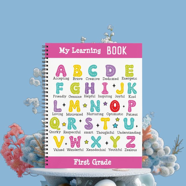My Learning Book custom name  colourful letters (My Learning Book custom name colorful letters)