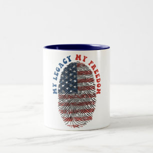 My Legacy, My Freedom Two-Tone Coffee Mug