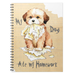 My Lhasa Apso Ate My Homework Notebook
