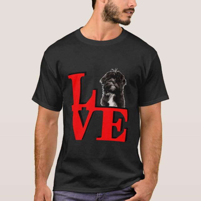 My Lhasa Apso Love Park T-Shirt (Front)