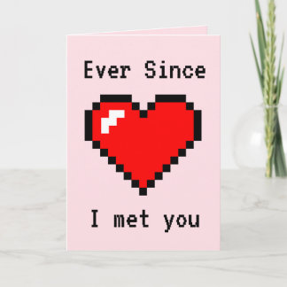 My Life Has Levelled Up - Funny Gamer Geeky Joke Holiday Card