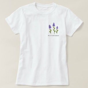 My Life in the Sunshine Purple Floral T-Shirt
