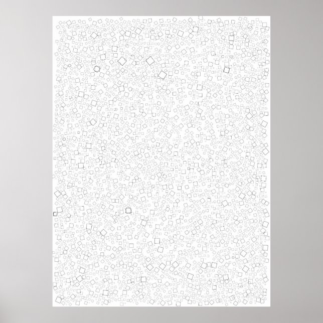 My Life In Weeks. Weeks Of My Life. Life Calendar Poster (Front)