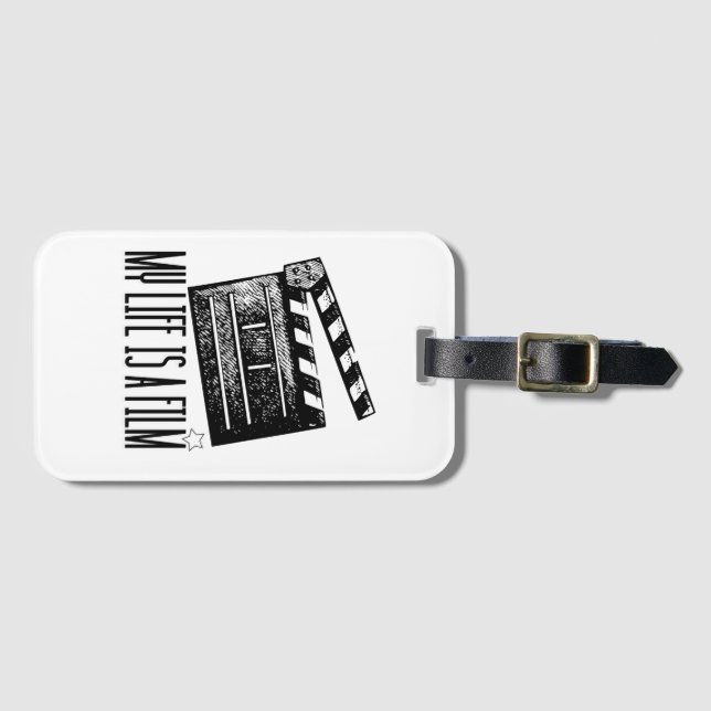 My life is a Film Luggage Tag (Front Horizontal)