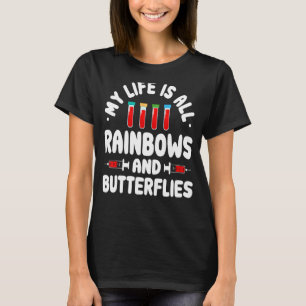My Life is all Rainbow Phlebotomist Phlebotomy Men T-Shirt