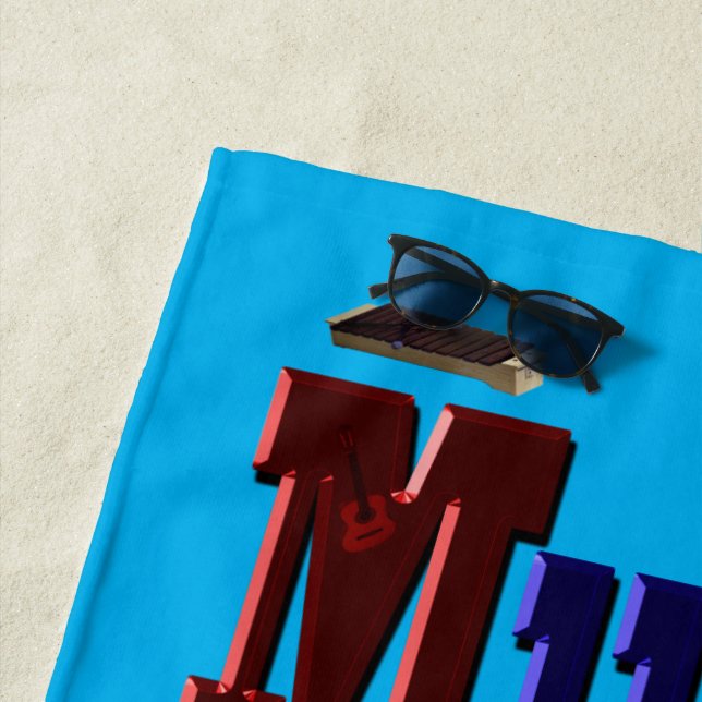 My Life Is Music, Beach Towel (In Situ)