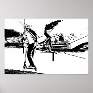 My Life is Skateboarding and Scootering  Poster