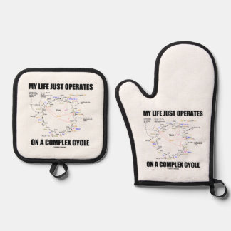 My Life Just Operates On A Complex Cycle Krebs Oven Mitt & Pot Holder Set