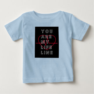 My life line Blue baby t shirt